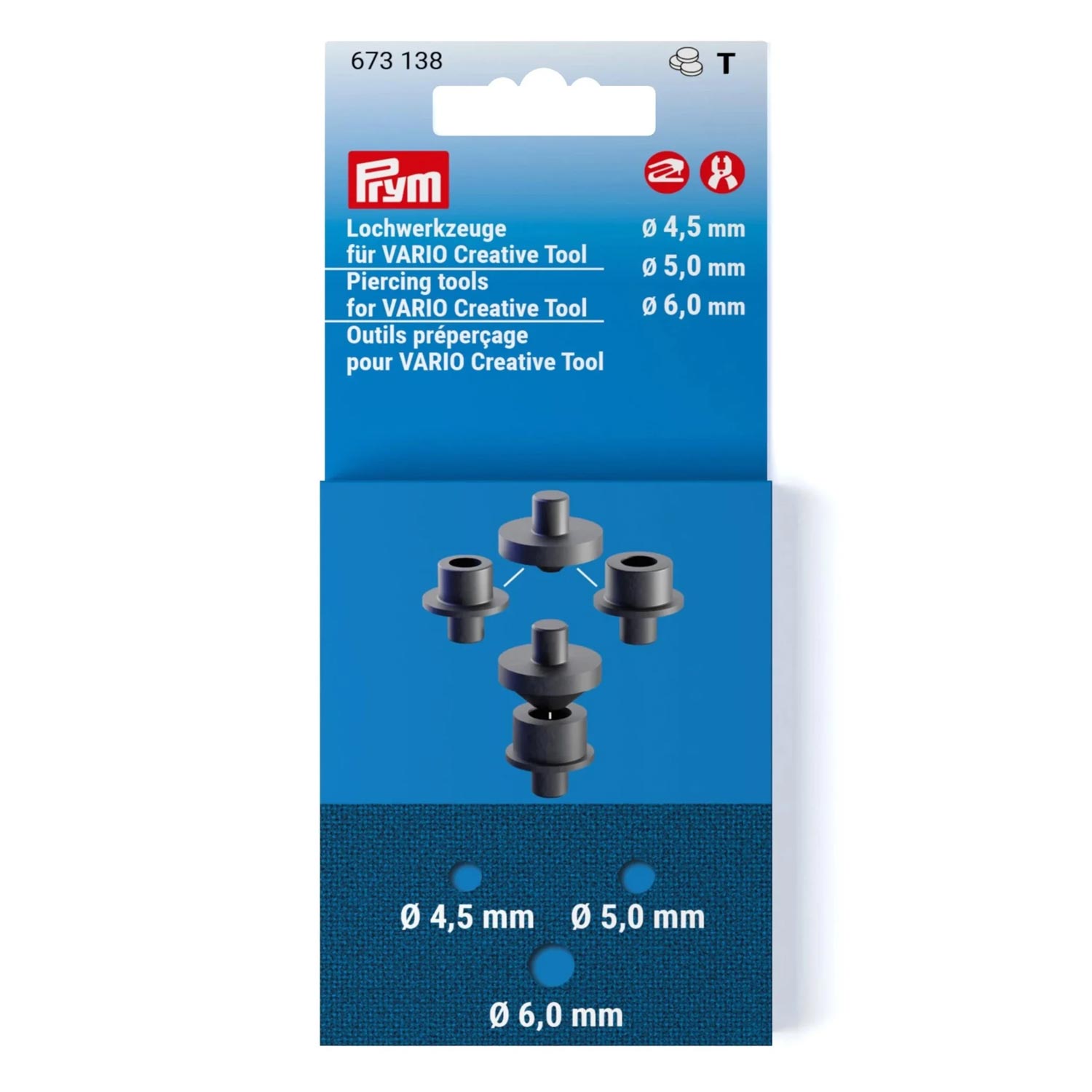 Prym Lochwerkzeuge 4,5 bis 6 mm