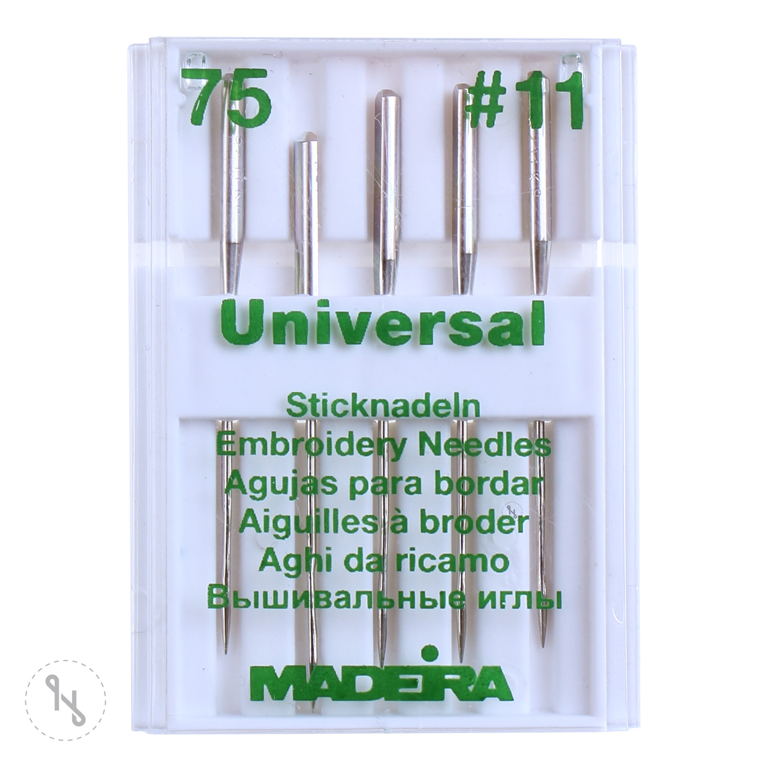 Madeira Stick-Nadeln 5er Packung Stärke 75